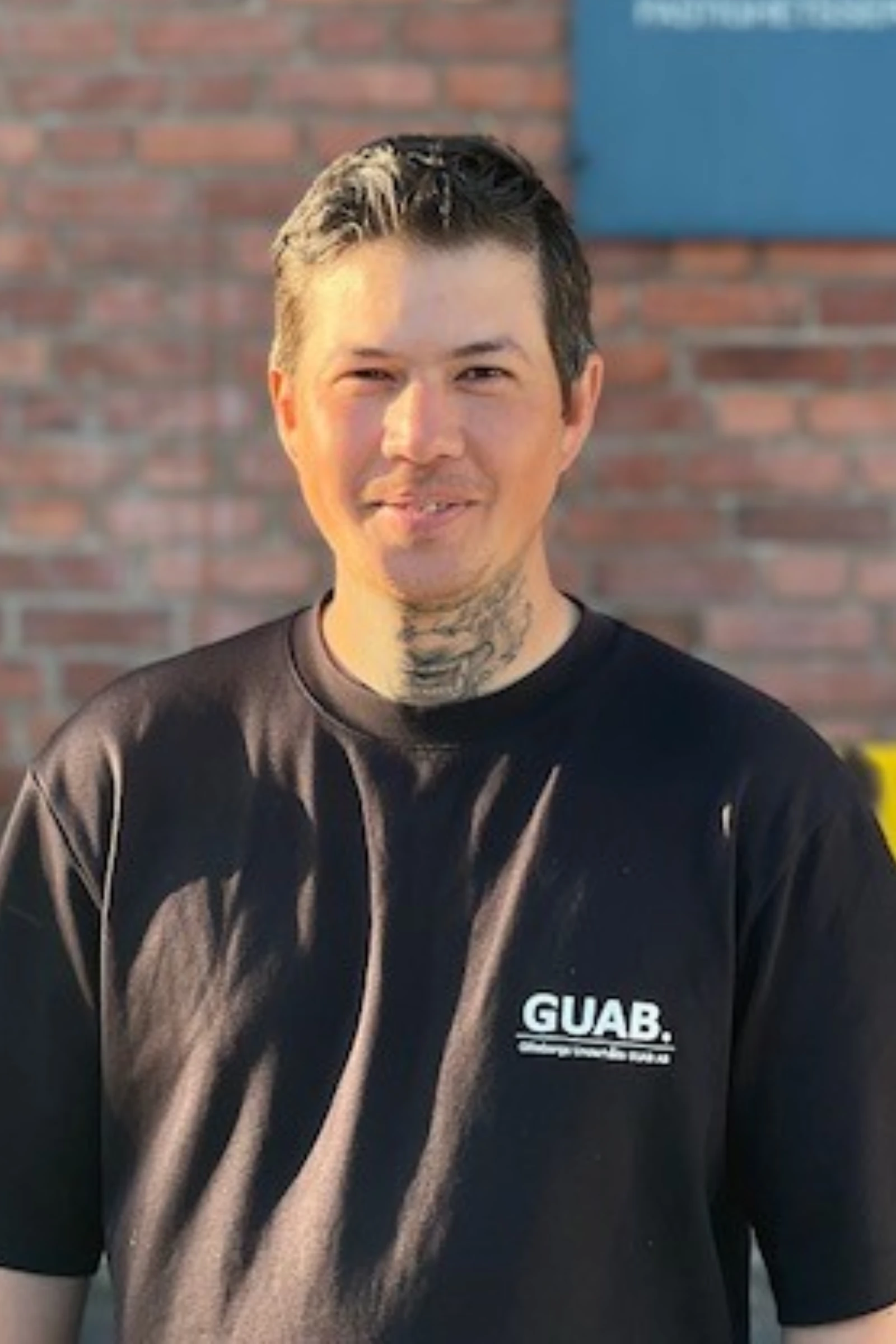Teammedlem vid Guab
